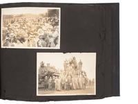 Americana Album containing approx. 350 photographs documenting the journey of the Liberty Bell from Philadelphia to San Francisco for the Panama-Pacific Exposition. 1915.