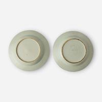A pair of finely-decorated Chinese export porcelain “Meiren” dishes 粉彩美人盤 Qing dynasty, Yongzheng/Qianlong ? ?????