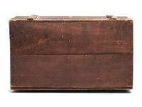 A Slat-Wood 'Marvin's Superior' Hinged-Lid Cracker Box