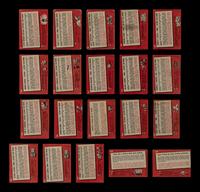 A Collection of Detroit Red Wings 1959 Topps Hockey Cards (20)