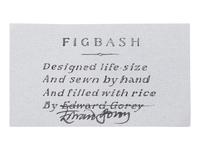 GOREY, Edward (1925-2000). Beanbag Animal. Figbash. Ca 1980s?