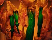 Floaters, Lune Ritual, Galaxy 1, and Standing Figure (a set of four works)