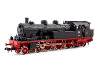 A Marklin: LGB Polychrome G-Gauge DB 4-6-4 Locomotive, Box Car and Open-Hopper Car