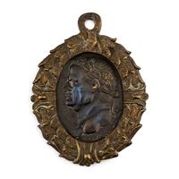 A Set of Three Bronze Medallions of Roman Emperors