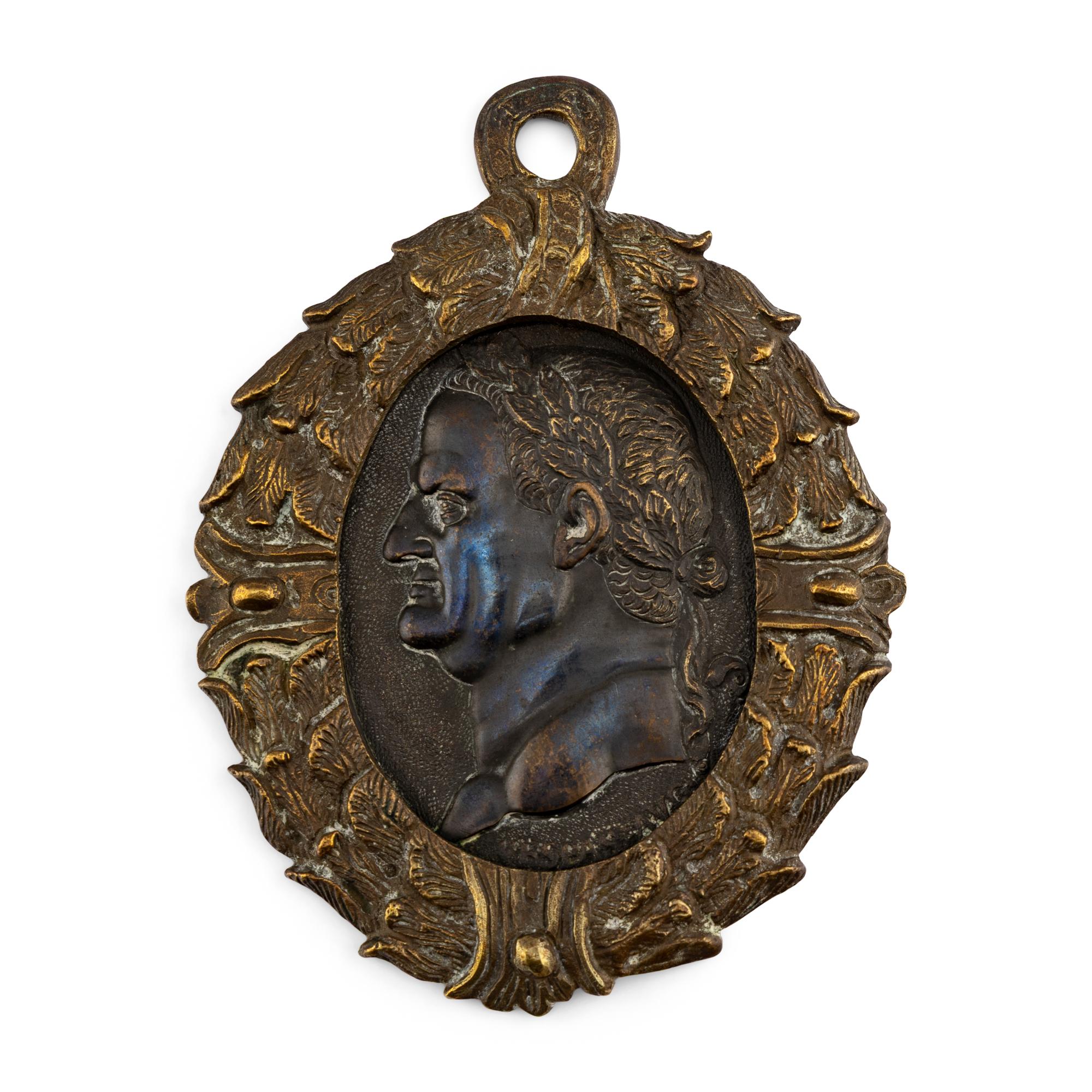 A Set of Three Bronze Medallions of Roman Emperors