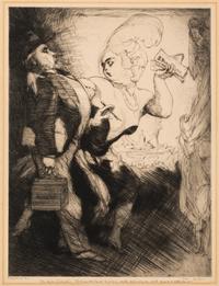 William Henry Dyson, (Australian, 1880-1938), Ah, Mr. Hardy, Mr. Hardy, if you only knew all the circumstances and The Higher Literati