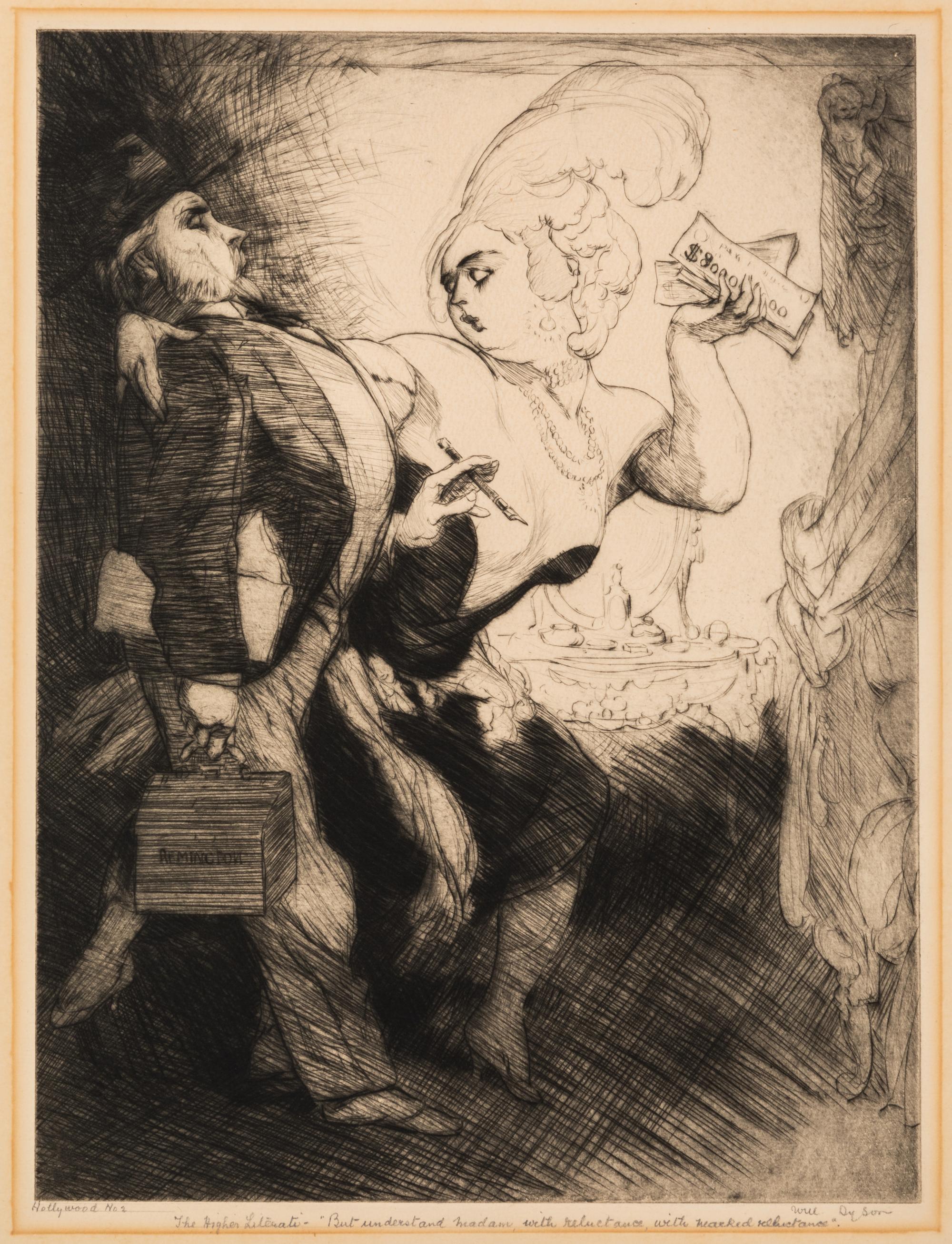 William Henry Dyson, (Australian, 1880-1938), Ah, Mr. Hardy, Mr. Hardy, if you only knew all the circumstances and The Higher Literati