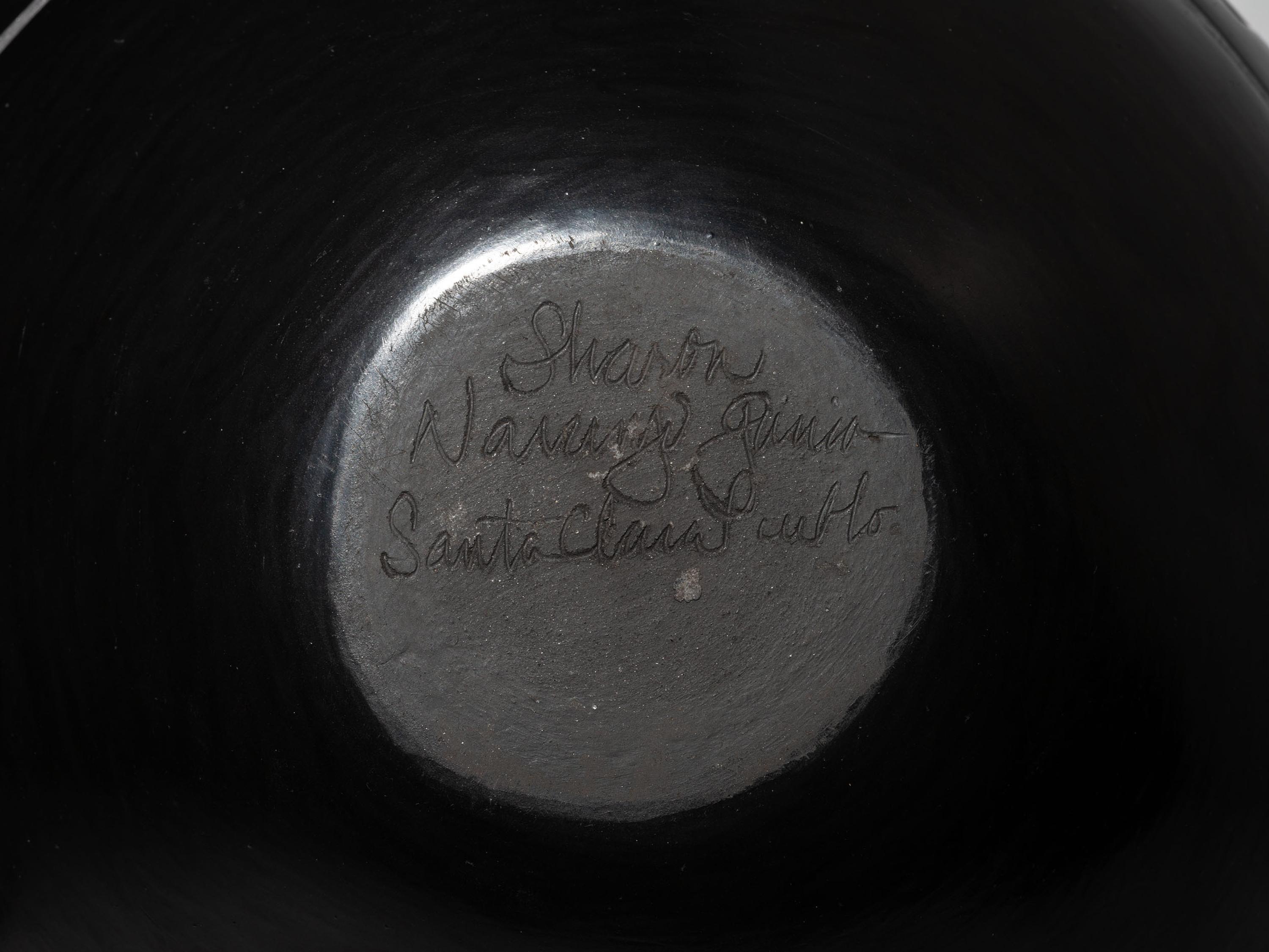 Carved Blackware Pottery