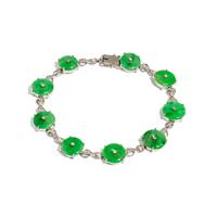 JADE AND DIAMOND BRACELET
