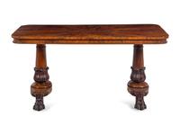 A Regency Style Mahogany Library Table