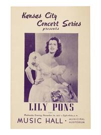 [20TH-CENTURY OPERA SINGERS]. A group of 5 photographs or photographic prints of opera singers from the 1930s, most signed, comprising images of: