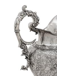 A Pair of American Coin Silver Presentation Ewers