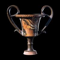 A Campanian Red-Figured Kantharos