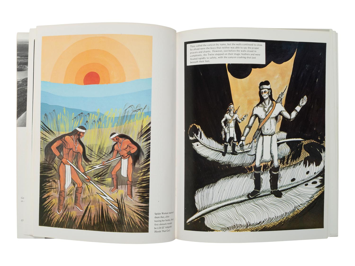 Navajo Creation Story , Pictorial Weaving