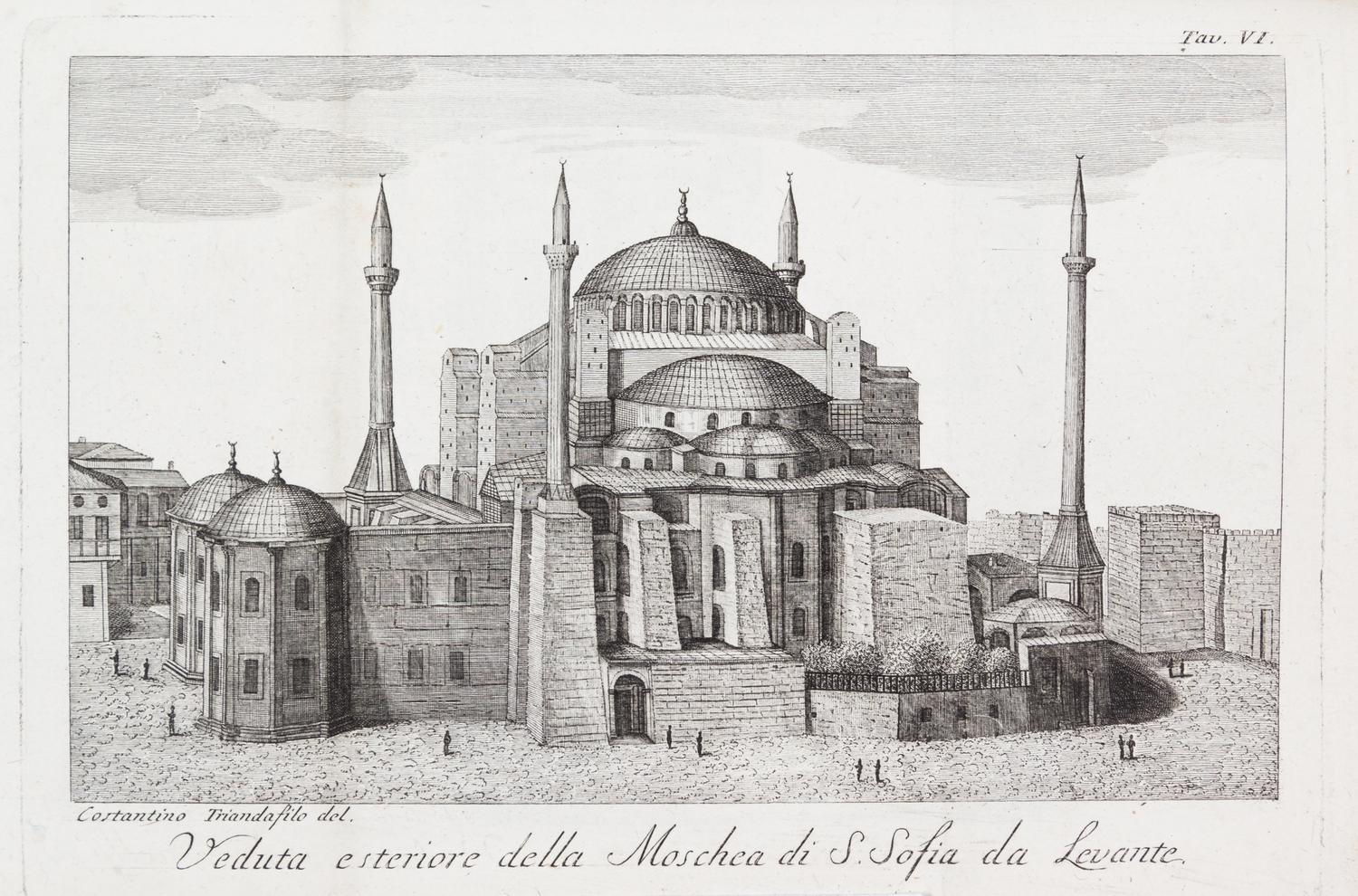 COMIDAS DE CARBOGNANO, DA COSIMO. Descrizione topografica dello stato presente di Constantinopoli... Bassano, 1794. 1st ed.