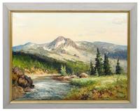 Robert William Wood, (American, 1889-1979), Headwaters of the Colorado, 1952