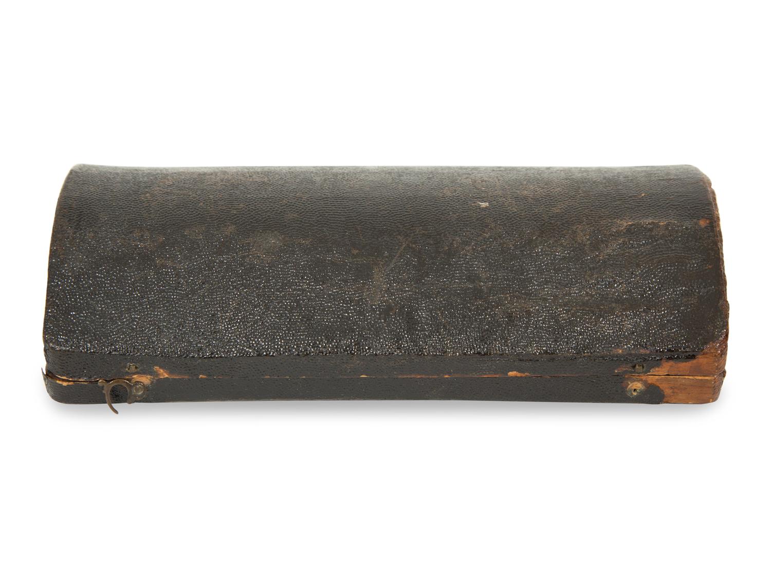 A Pair of Georgian Black Jet Stone Inlaid Shoe Buckles