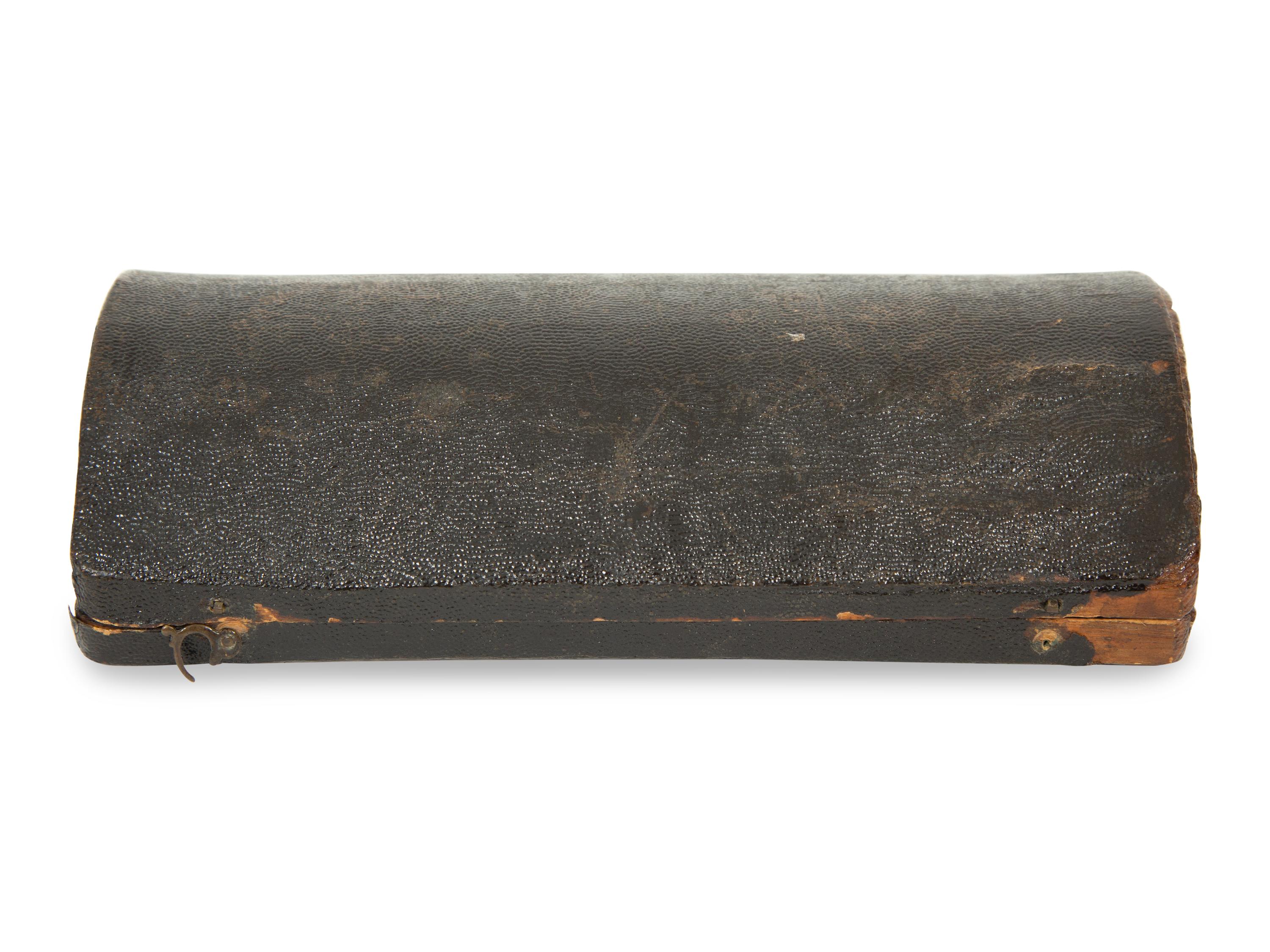 A Pair of Georgian Black Jet Stone Inlaid Shoe Buckles