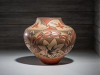 Four-Color Pottery Olla