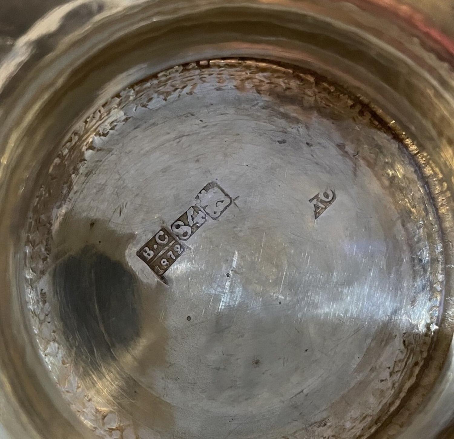 A Pair of Russian Silver Wine Cups