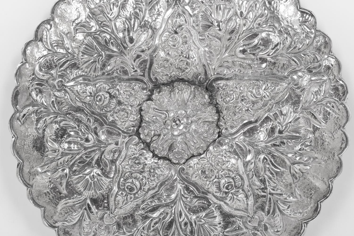 A German Silver Mirror
