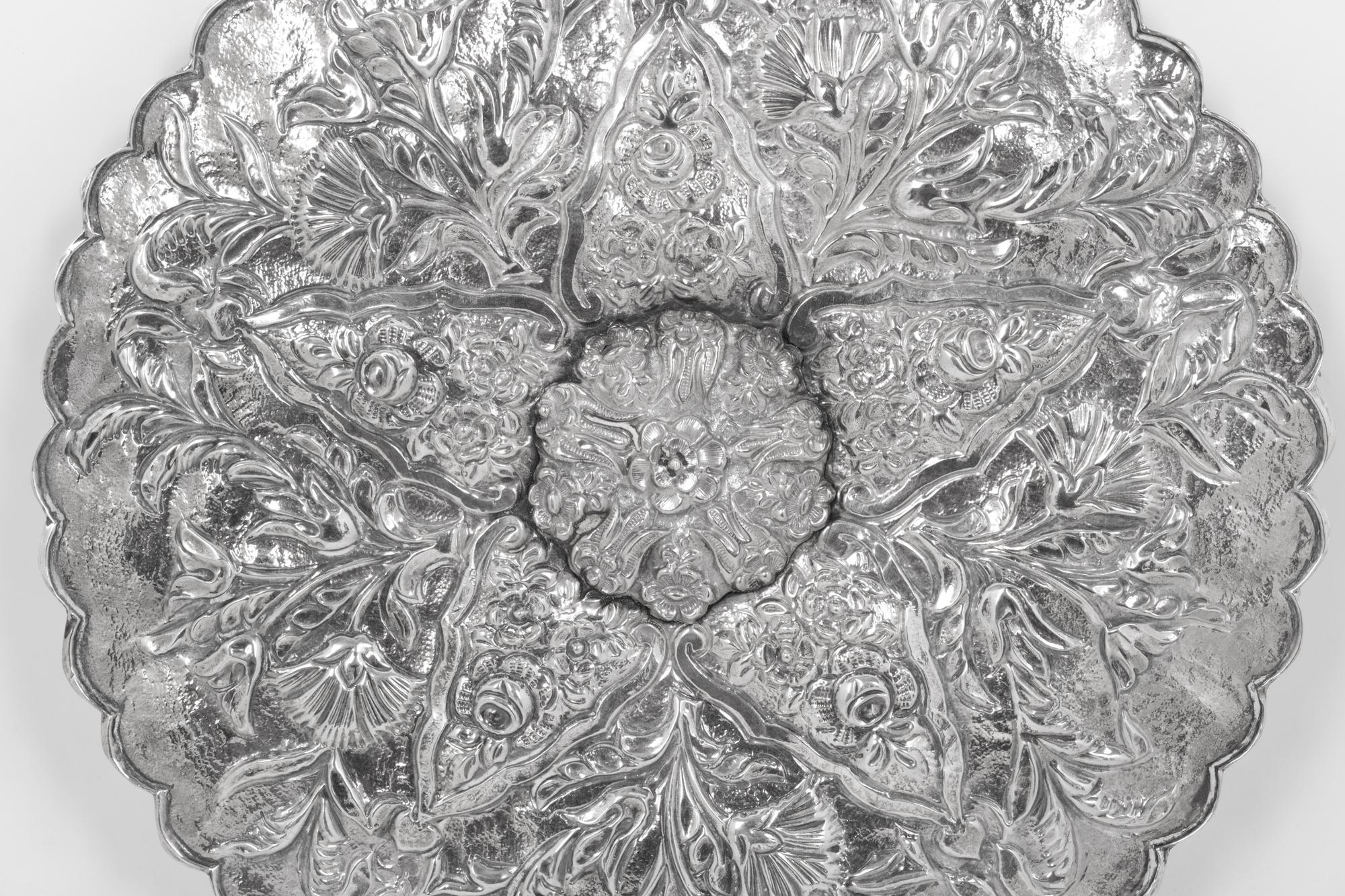 A German Silver Mirror