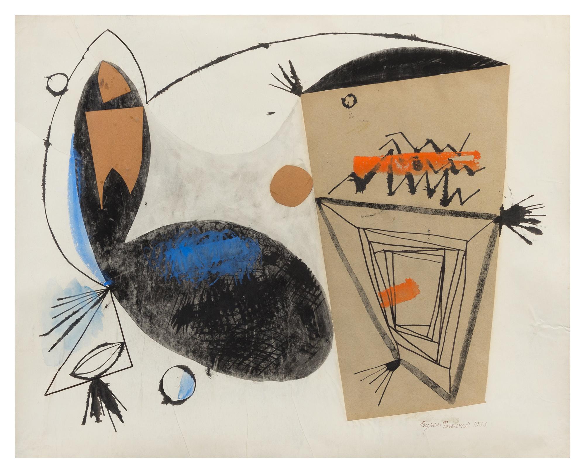Byron Browne, (American, 1907-1961), Untitled, 1933