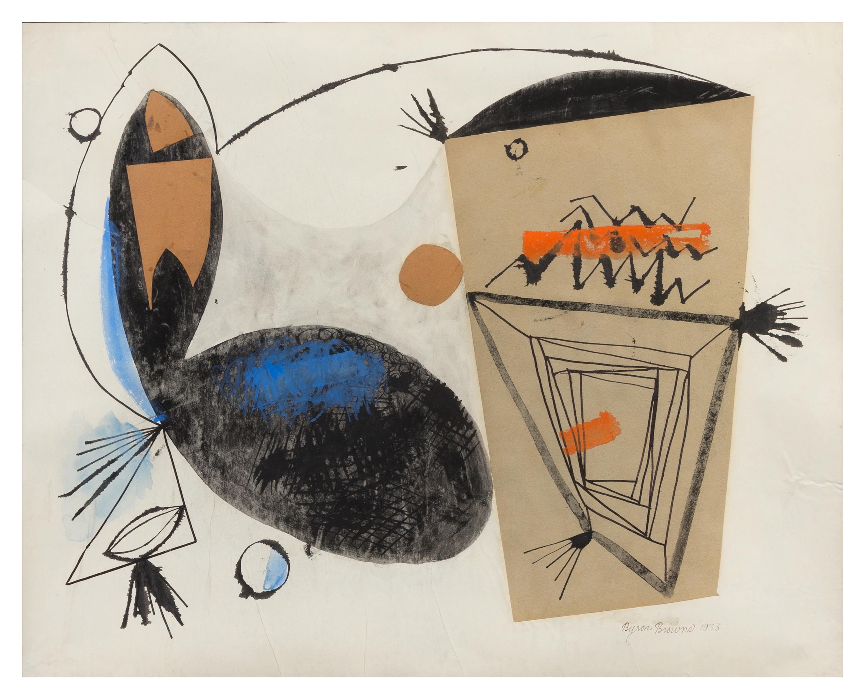 Byron Browne, (American, 1907-1961), Untitled, 1933