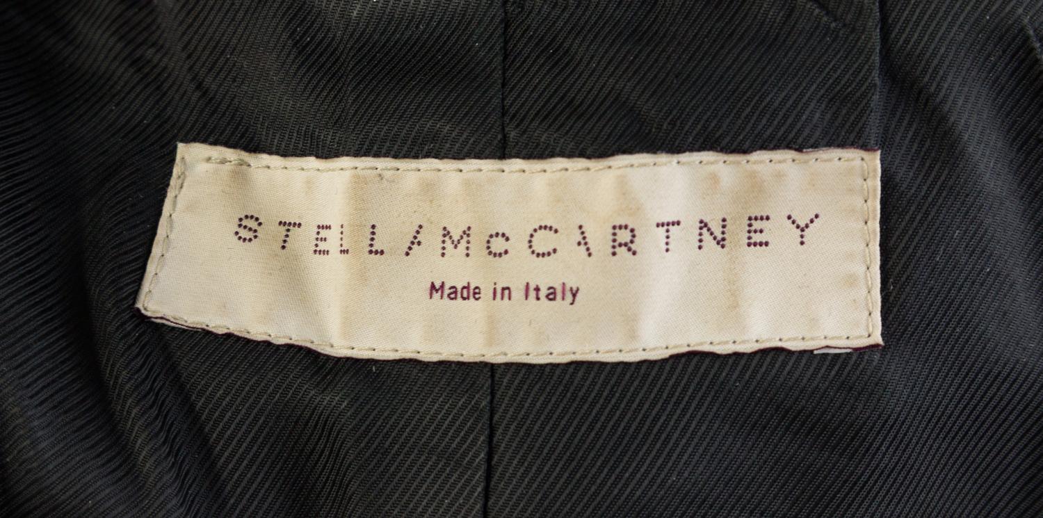 A Stella McCartney Black Wool Crop Jacket, Size 40.