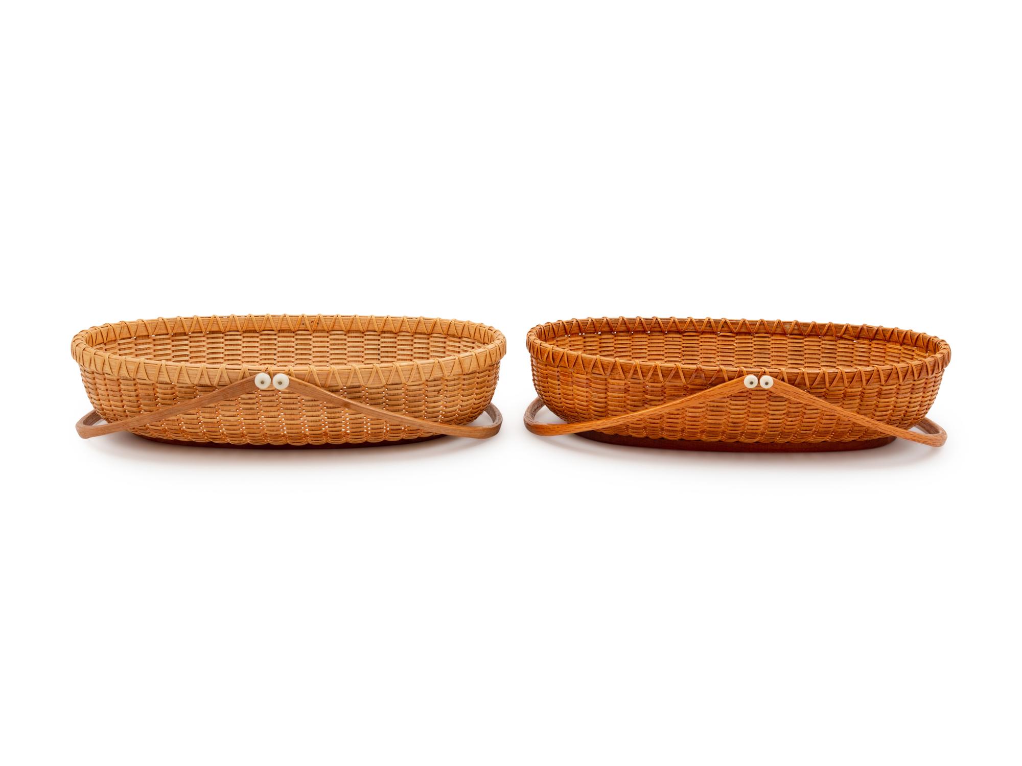 A Pair of Nantucket Baskets by Paul Willer