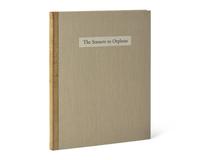 [LIMITED EDITIONS CLUB]. RILKE, Rainer Maria (1875-1926). The Sonnets to Orpheus. New York: The Limited Editions Club, [1997].