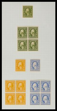 A Collection of United States Regular Issue Stamps — 1902-1912