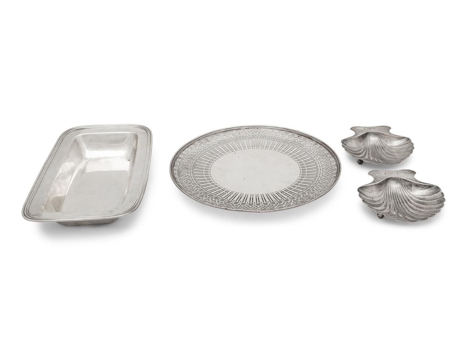 A Group of Four Tiffany and Co. Silver Table Articles