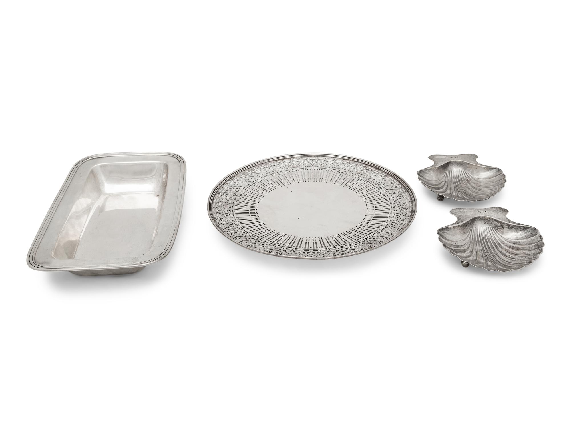 A Group of Four Tiffany and Co. Silver Table Articles