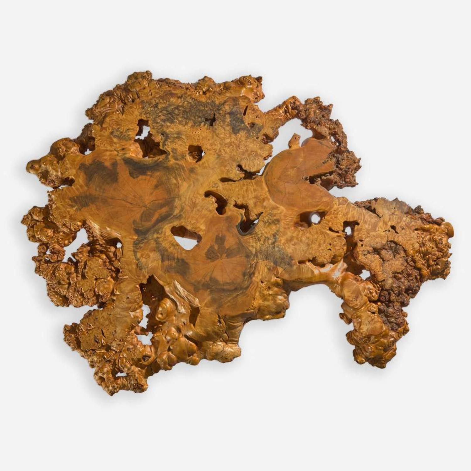 George Nakashima (American, 1905-1990) Exceptional "Minguren I" Coffee Table, New Hope, Pennsylvania, 1982