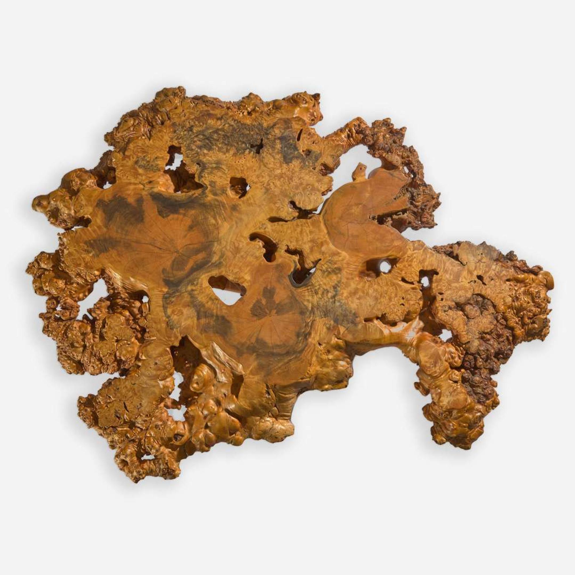 George Nakashima (American, 1905-1990) Exceptional "Minguren I" Coffee Table, New Hope, Pennsylvania, 1982