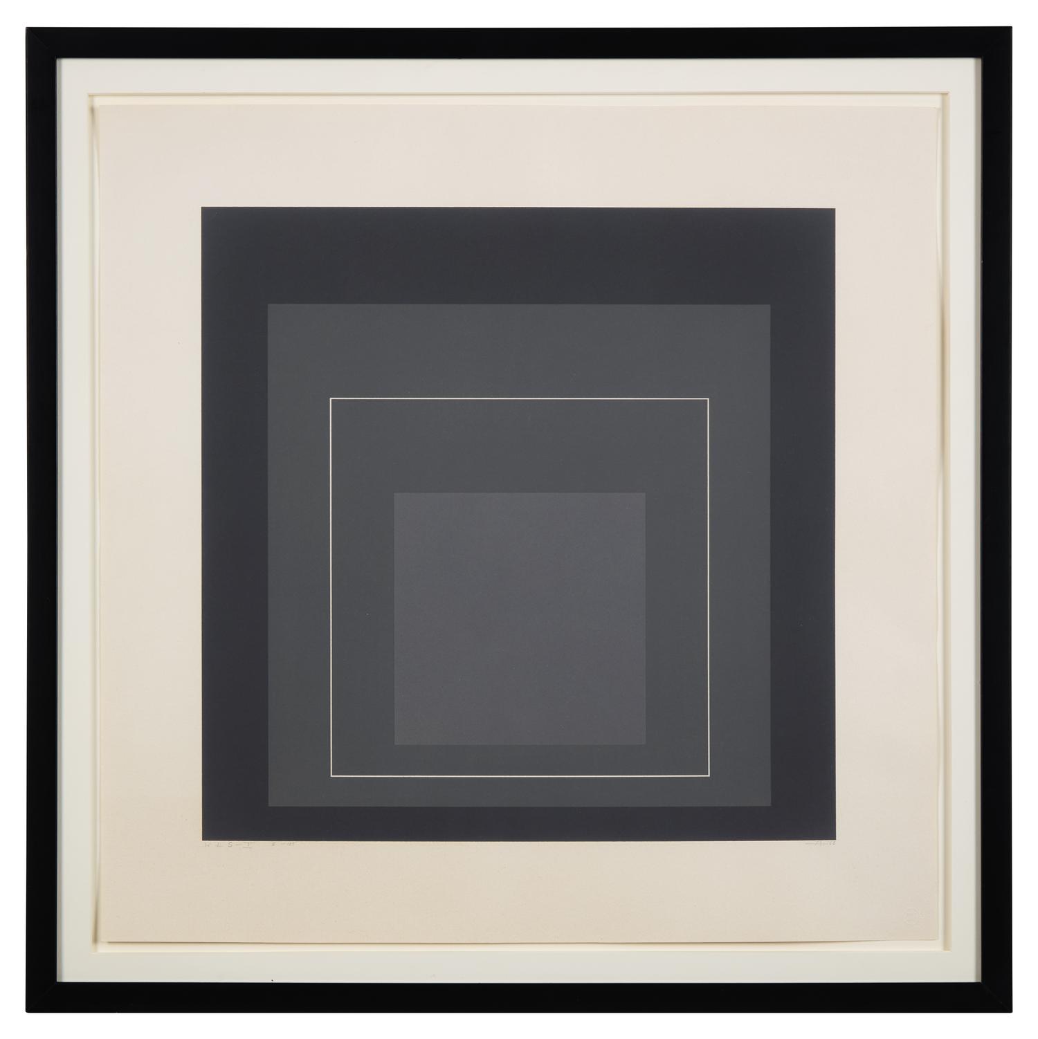 WLS V (from White Line Squares (Series I)), 1966