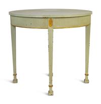 An Italian Style Painted Flip-Top Console Table