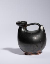 Two South Italian Black-Glazed Vessels