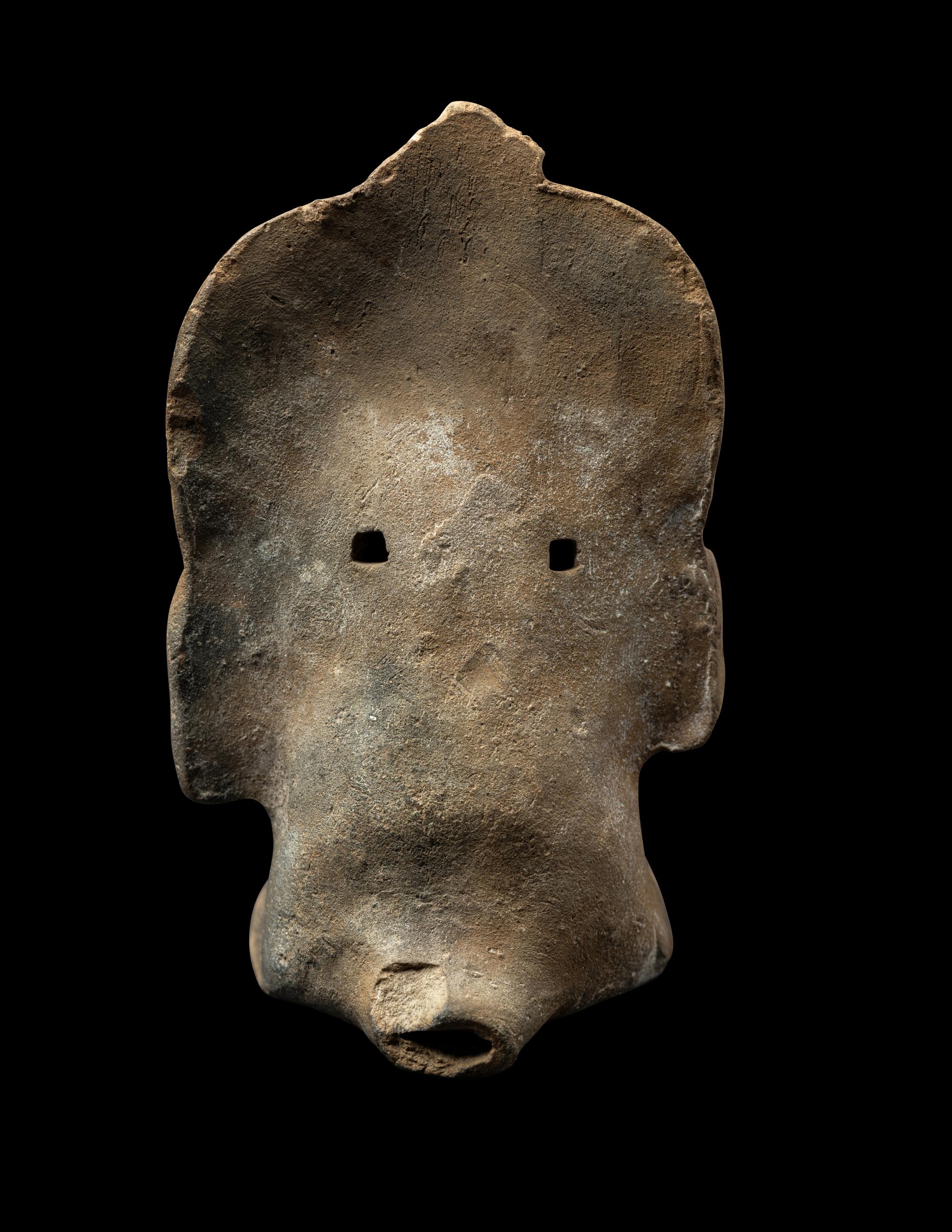 A Maya Rattle Figure