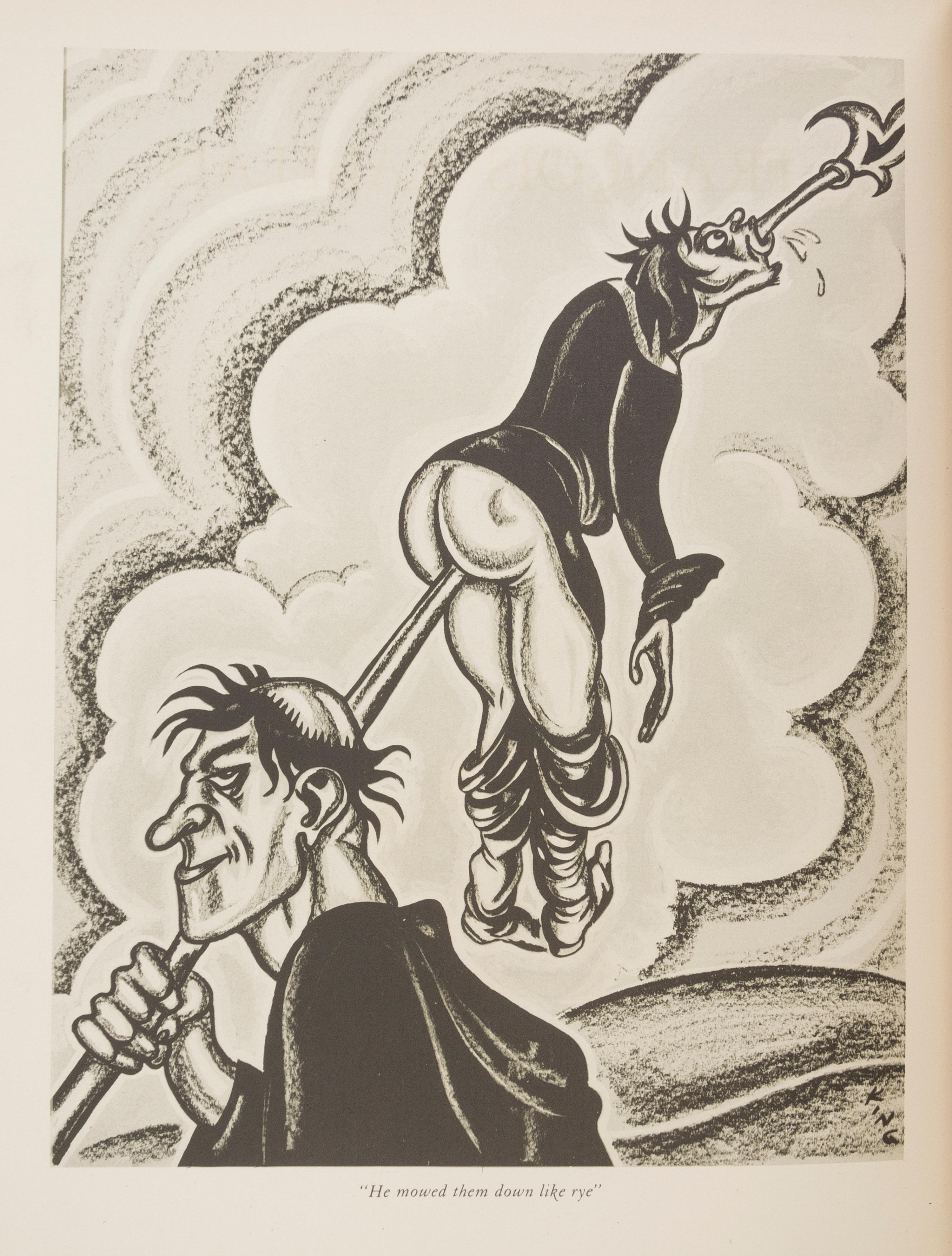 (RABELAIS, FRANCOIS) PUTNAM, SAMUEL, trans. All the Extant Works of Francois Rabelais. NY, 1929. 3 vols. Ltd., 43/200 illus. by A. King