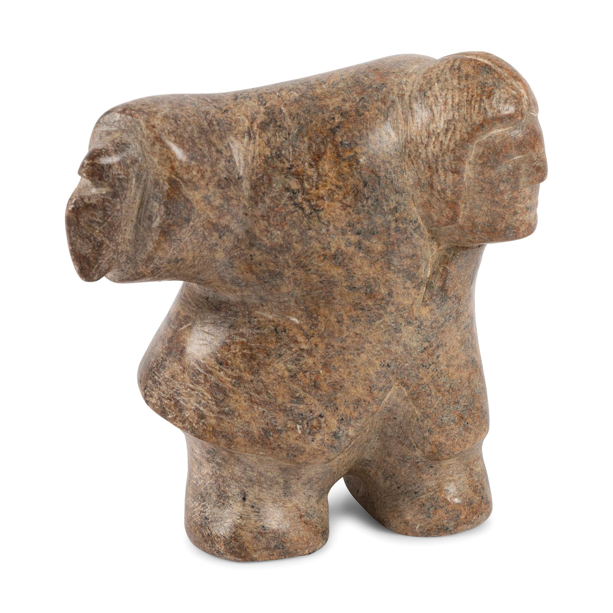 Inuit Figural Soapstone Sculpture