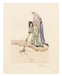 Salvador Dali, (Spanish, 1904-1989), Hell Canto 32 (from The Divine Comedy)