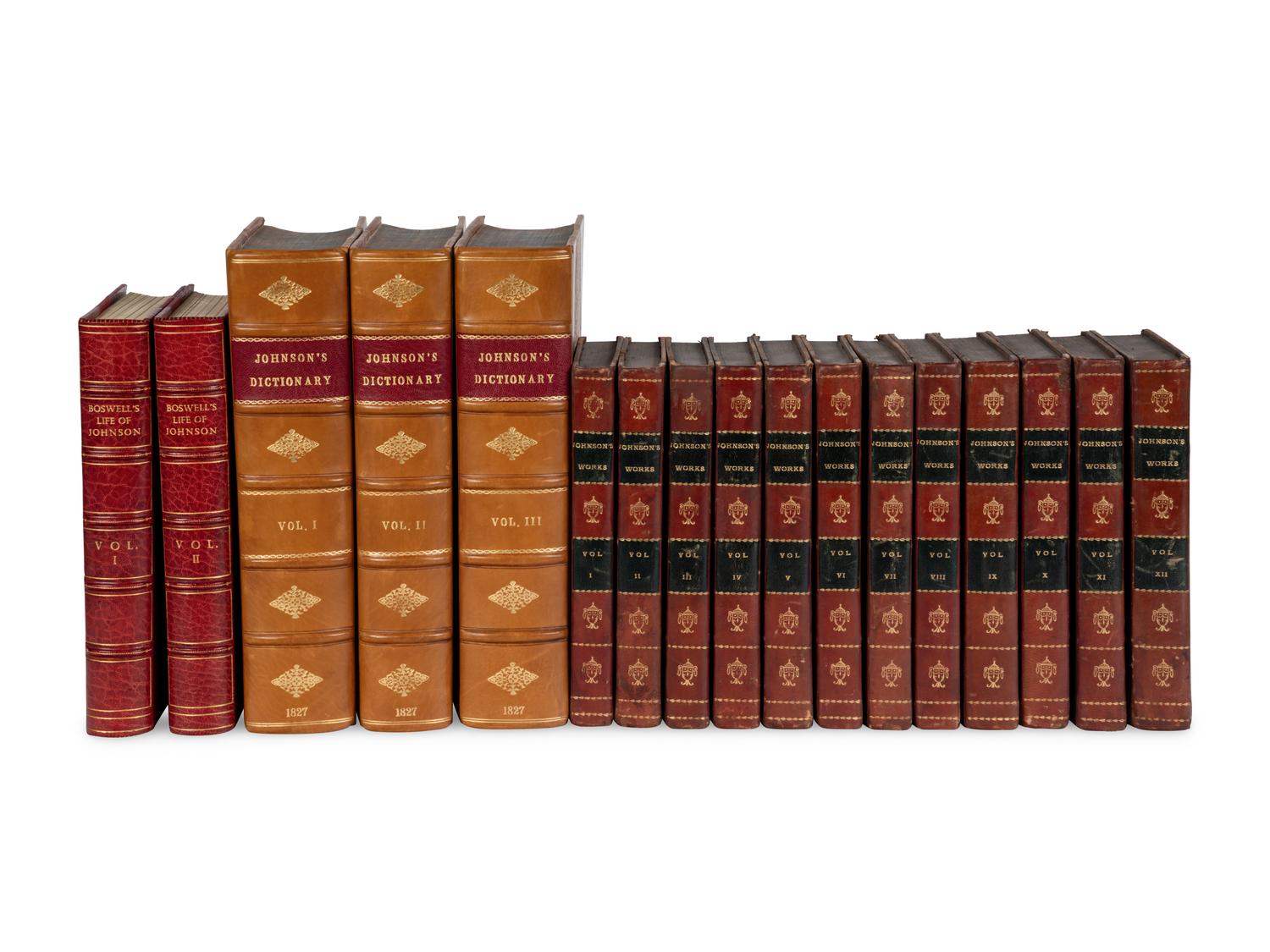 [JOHNSON, Samuel (1709-1784)]. A group of 3 titles, comprising: