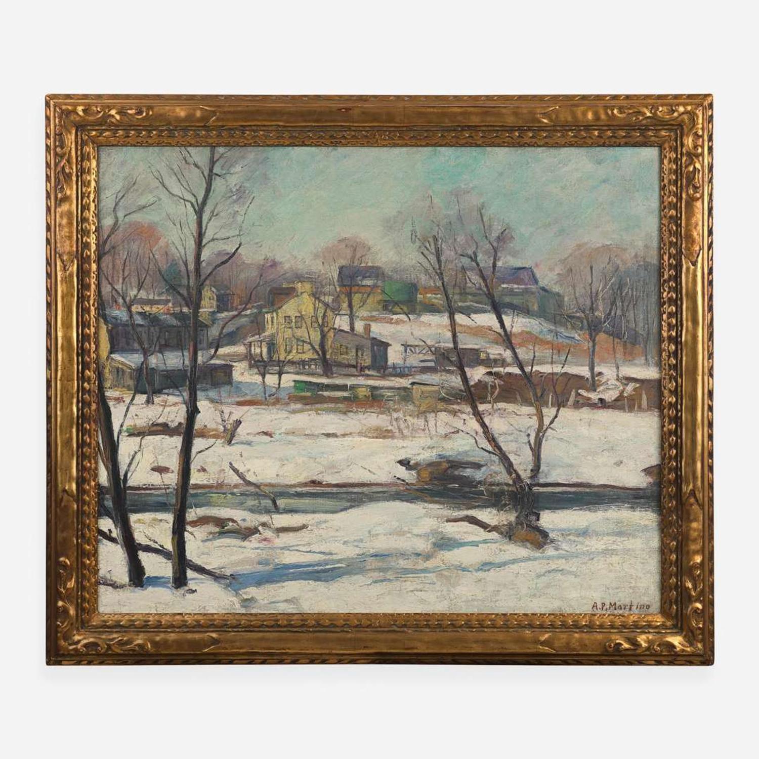 Antonio Pietro Martino (American, 1902-1989) Winter Landscape