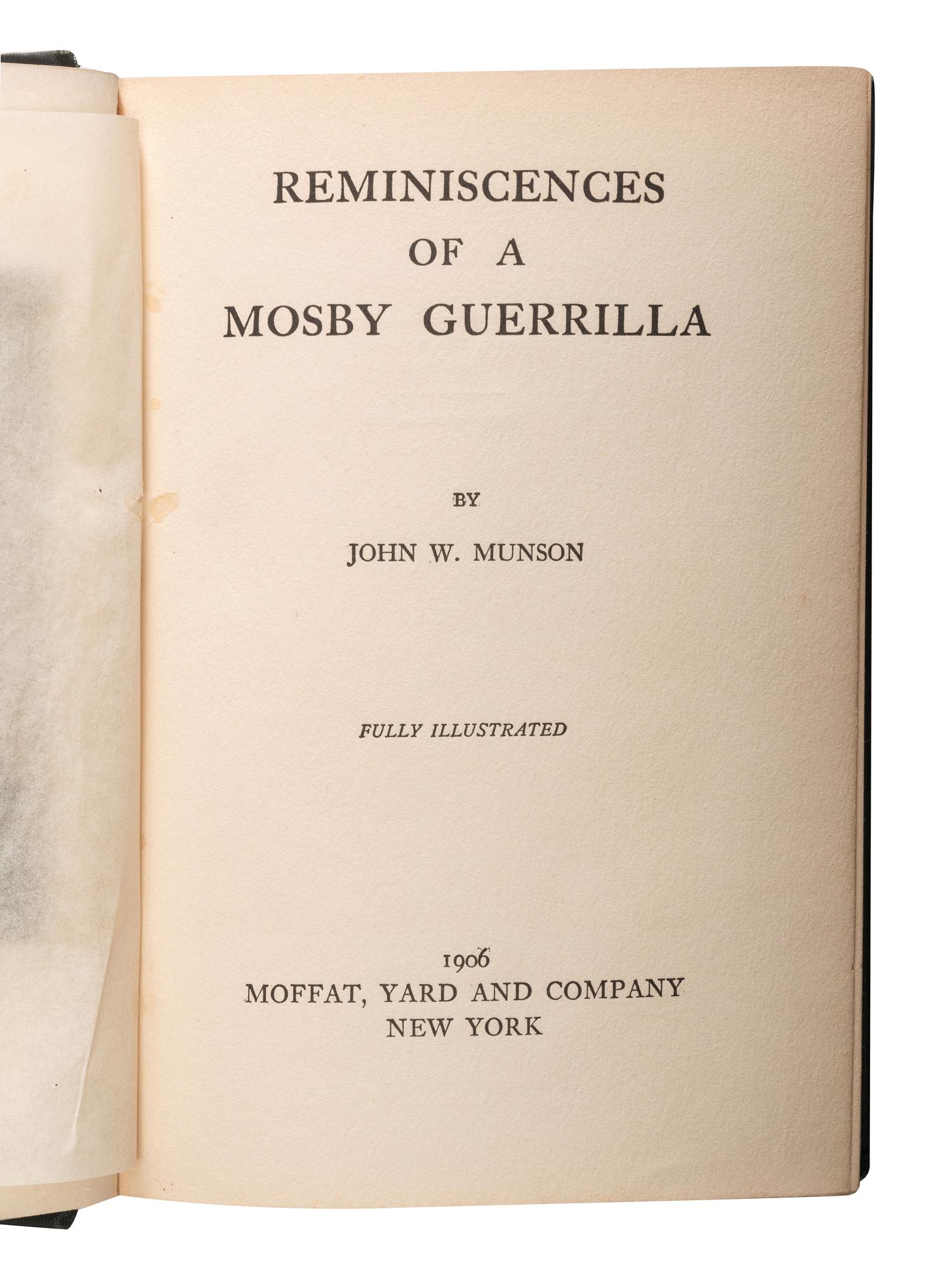 [CIVIL WAR - CONFEDERACY]. A group of Confederate soldiers' memoirs, comprising:
