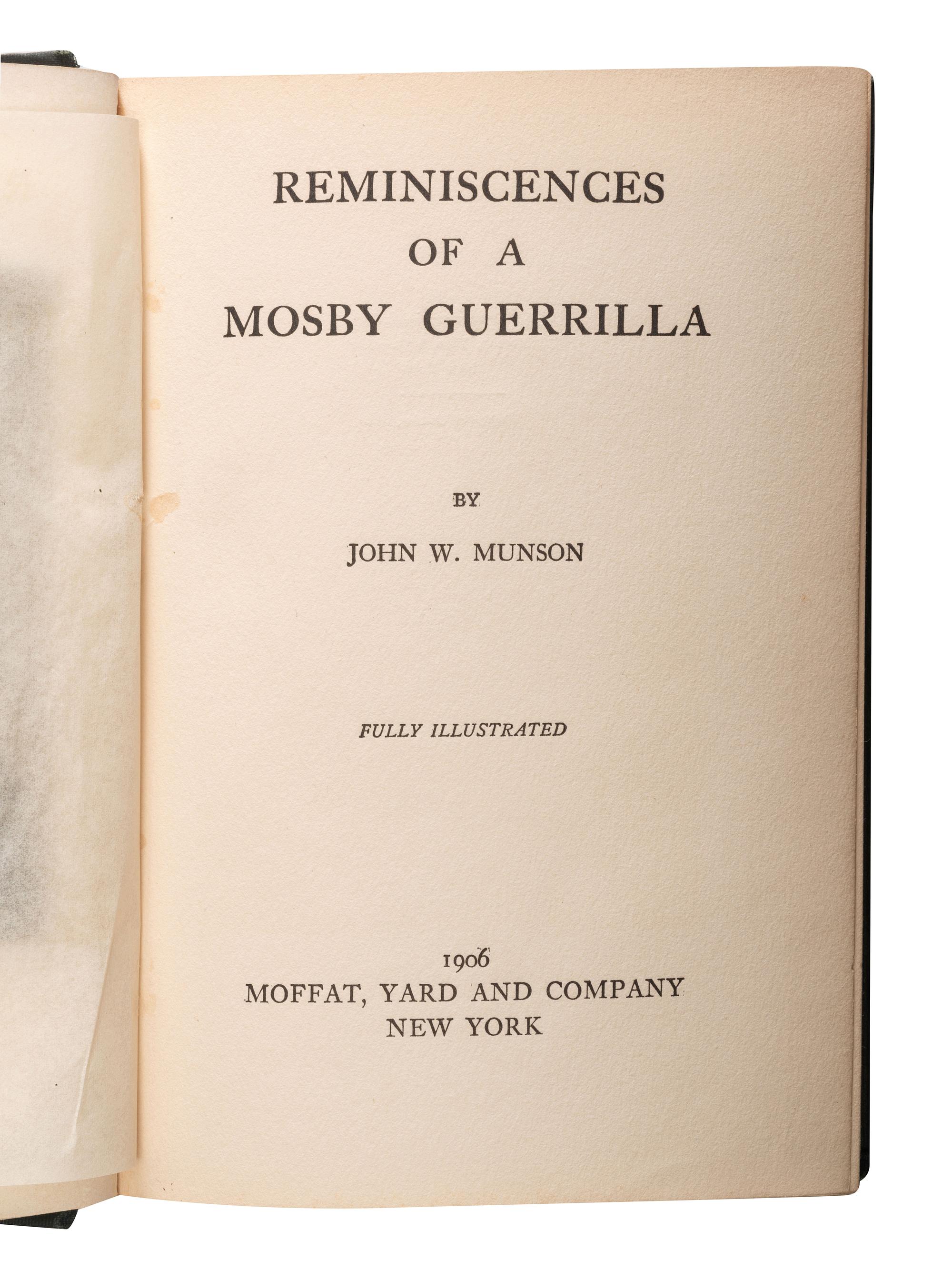 [CIVIL WAR - CONFEDERACY]. A group of Confederate soldiers' memoirs, comprising: