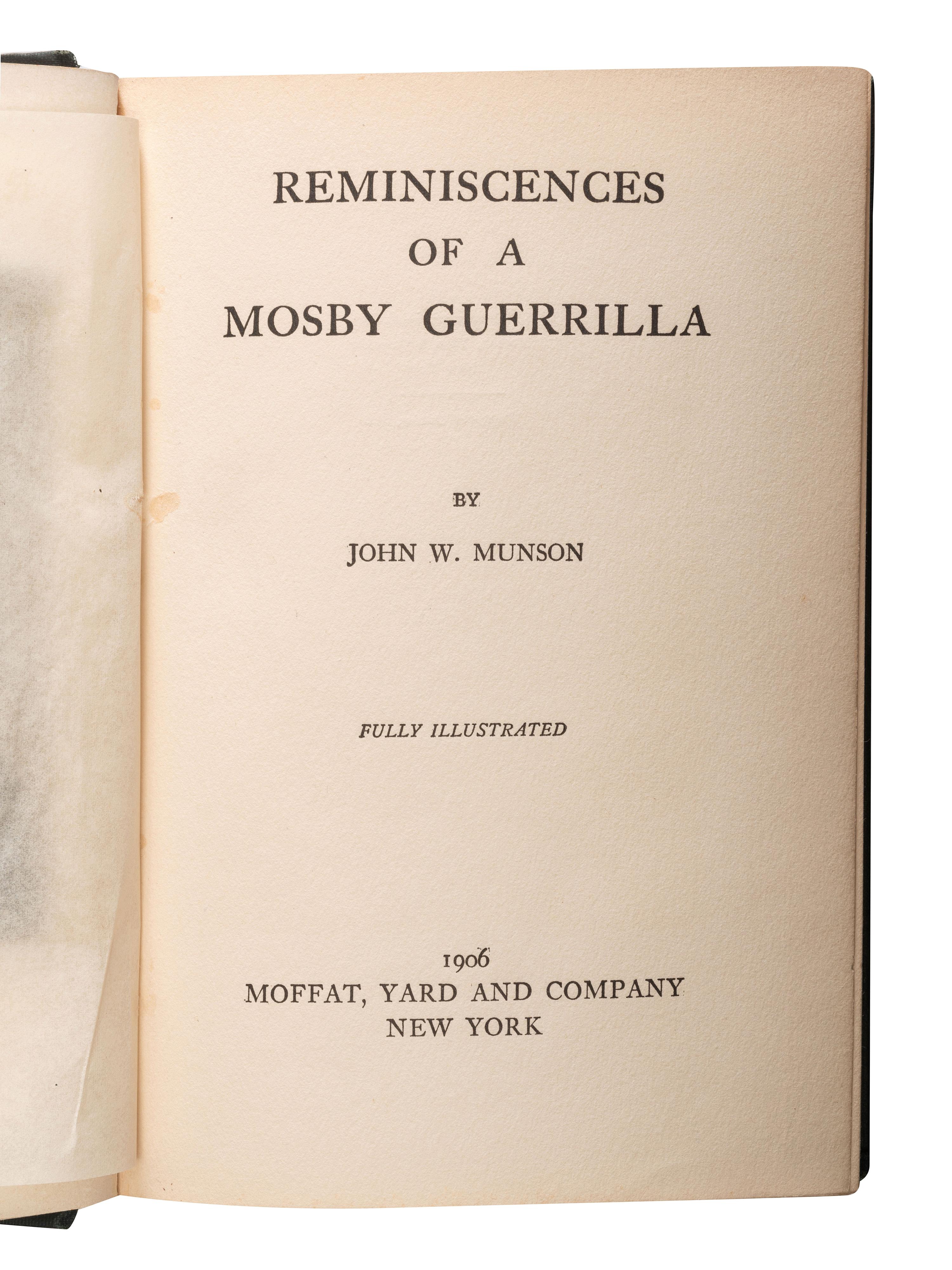 [CIVIL WAR - CONFEDERACY]. A group of Confederate soldiers' memoirs, comprising: