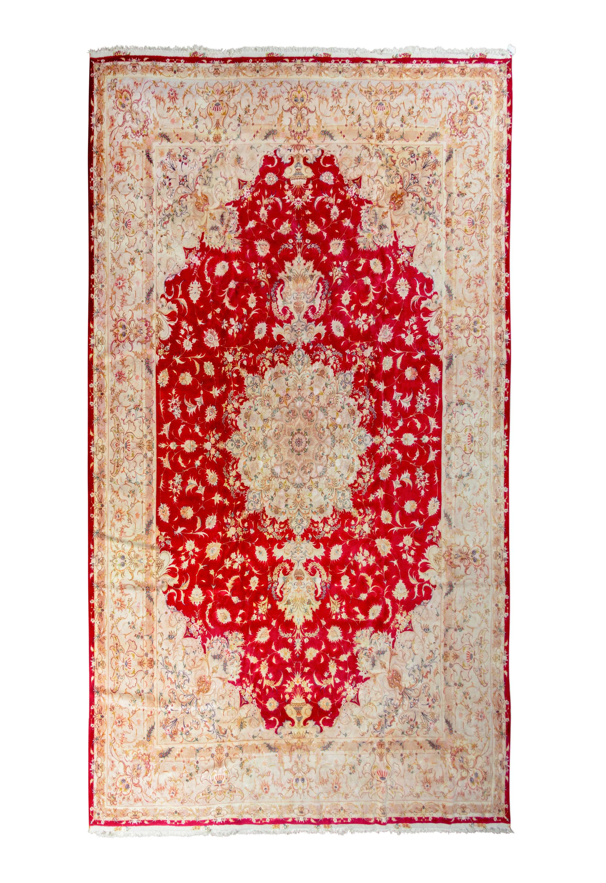 A Kashan Wool Rug