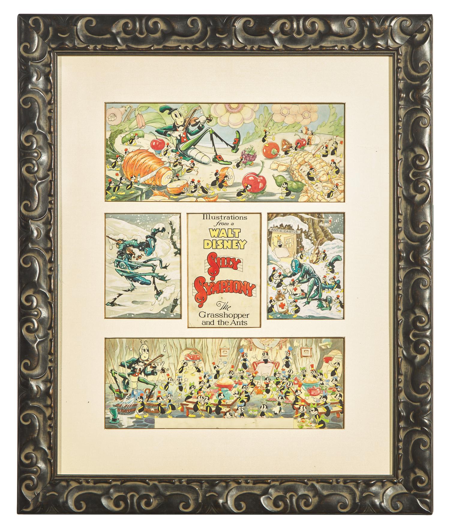The Grasshopper And The Ants; Original illustrations for Walt Disney's Silly Symphon y, Good Housekeeping, 1934
